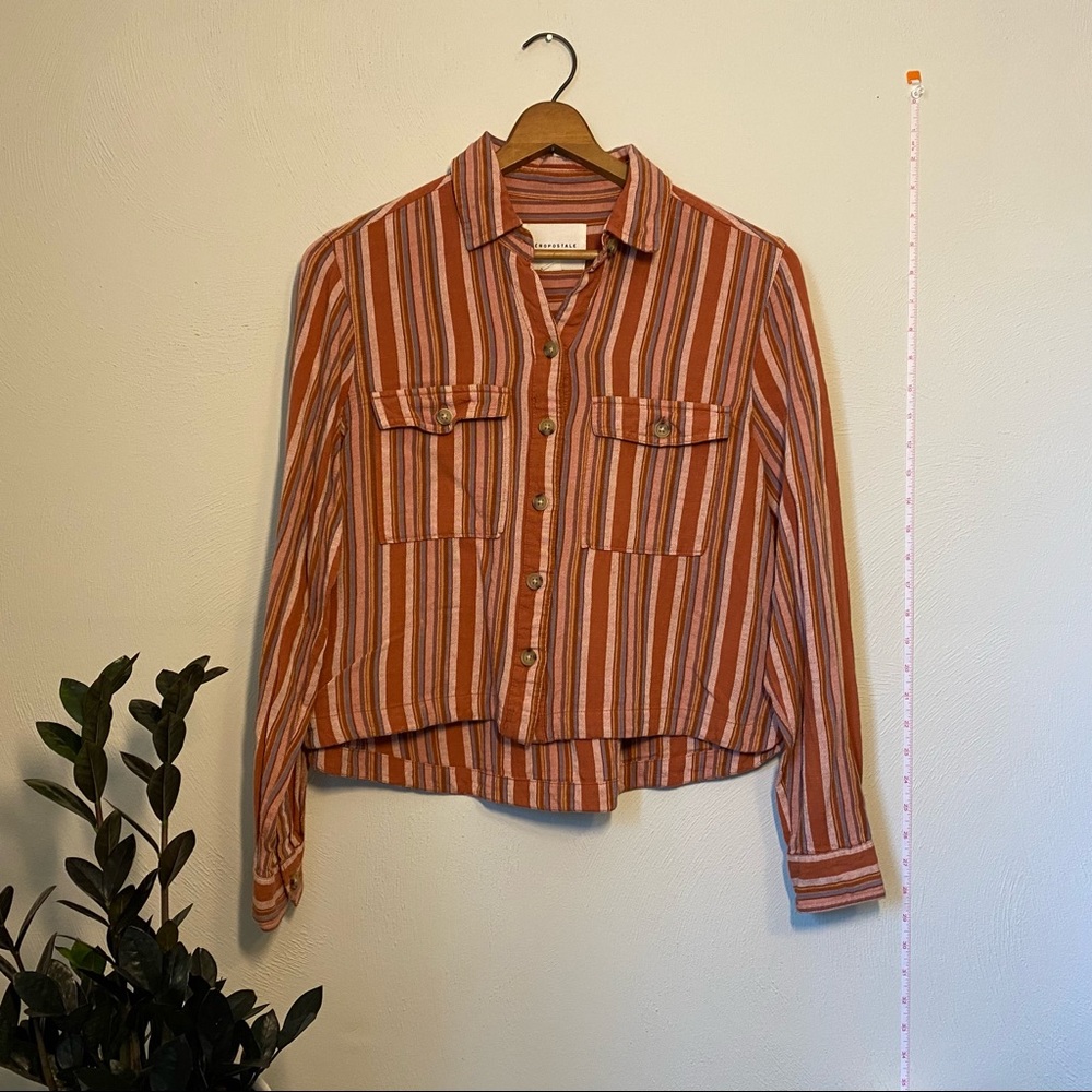 Aeropostale Striped Button Down